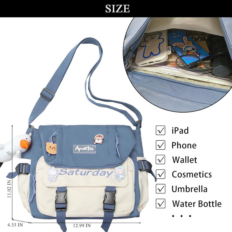 Extolove Cute Messenger Bag, Crossbody Bags for Women Kawaii Messenger Bags Purses - Image 4